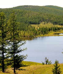 Lake Khukh Nuur - Enthrone of Chinggis Khan